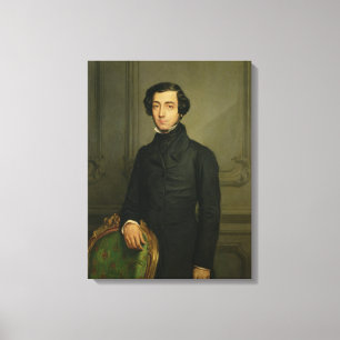 Lienzo Charles-Alexis-Enrique Clerel de Tocqueville 1850