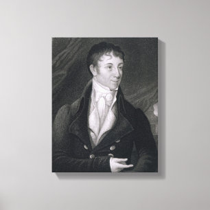 Lienzo Charles Brockden Brown (1771-1810) grabado por Joh