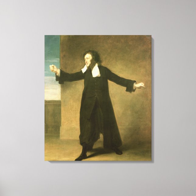 Lienzo Charles como Shylock en "El mercader de Venecia" (Anverso)
