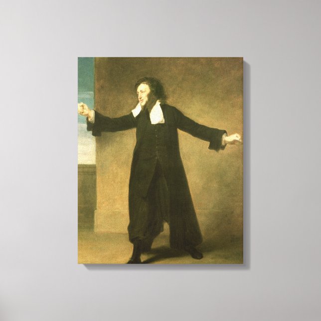 Lienzo Charles como Shylock en "El mercader de Venecia" (Anverso)