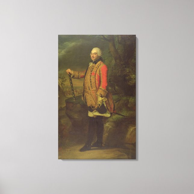 Lienzo Charles de Rohan Prince de Soubise (Anverso)