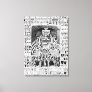 Lienzo Charles I en la Cámara de los lores