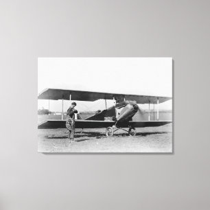 Lienzo Charles Lindbergh con Sargento