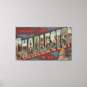 Lienzo Charleston, Virginia Occidental - escenas grandes