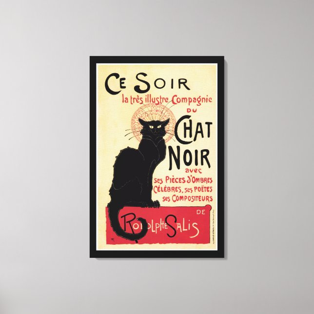 Lienzo Chat Noir (Anverso)