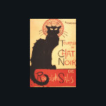 Lienzo Chat Noir Cabaret Troupe Poster Promo Gato Negro<br><div class="desc">Montmarte,  Francia - Chat Noir Cabaret Troupe Black Cat Promo Poster - Montmarte,  Francia fue creado en 1896. Esta imagen representa escenas de Montmarte,  Francia.</div>
