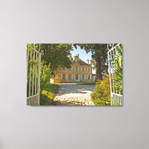Lienzo Chateau Cos Labory en Saint Estephe, forjado