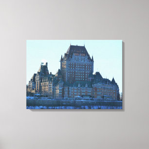 Lienzo Chateau Frontenac, Quebec, Canadá