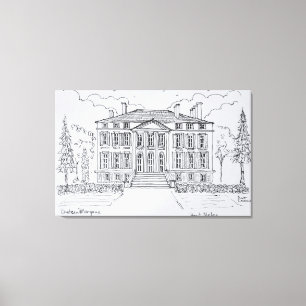 Lienzo Chateau Margaux Burdeos, Francia