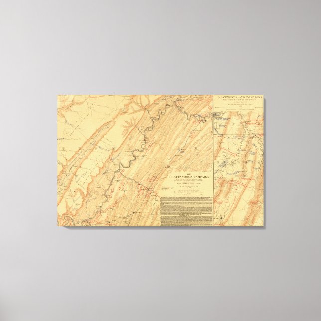 Lienzo Chattanooga, Tennessee (Anverso)