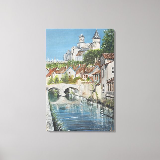 Lienzo Chattillons sur Seine France. 2007 (Anverso)