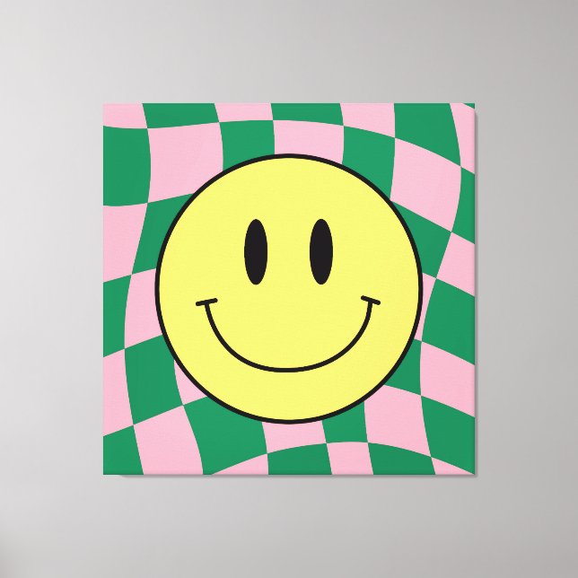 Lienzo Checkered Bliss (Anverso)