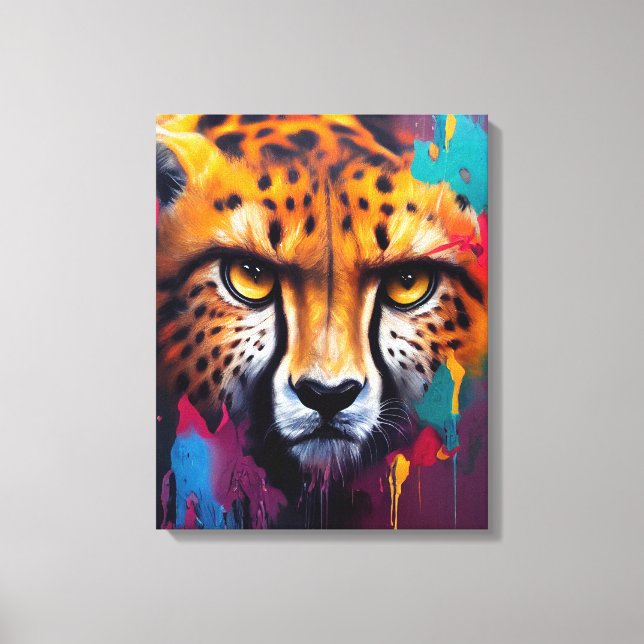 Lienzo Cheetah Animal Discovery Adventure Nature Planet (Anverso)