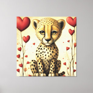 Lienzo Cheetah Love 2