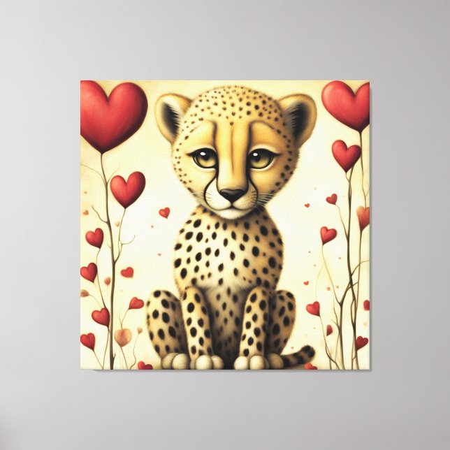 Lienzo Cheetah Love 2 (Anverso)