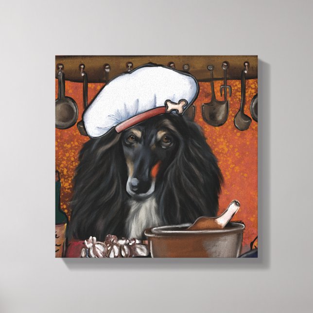 Lienzo Chef afgano (Anverso)