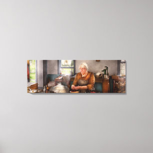 Lienzo Chef - Cocina - Limpieza de cerezas