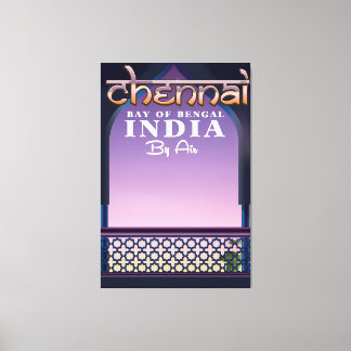 Lienzo Chennai, Bahía de Bengala en la India oriental