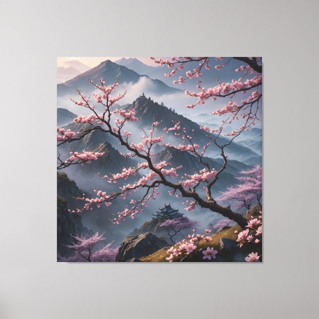 Lienzo cherry blossoms (Anverso)