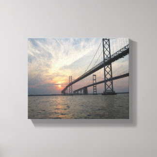 Lienzo Chesapeake Bay Bridge Sunset canvas