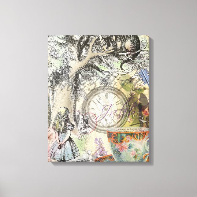 Lienzo Cheshire Cat Alice Wonderland Classic (Anverso)