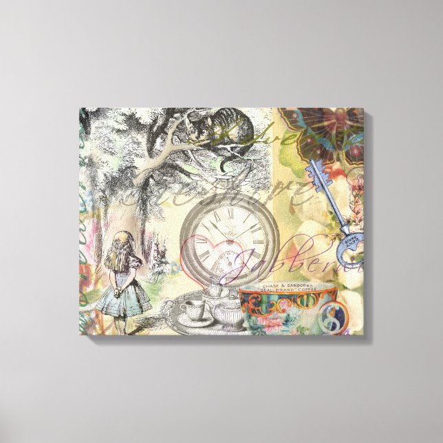 Lienzo Cheshire Cat Alice Wonderland Classic (Anverso)