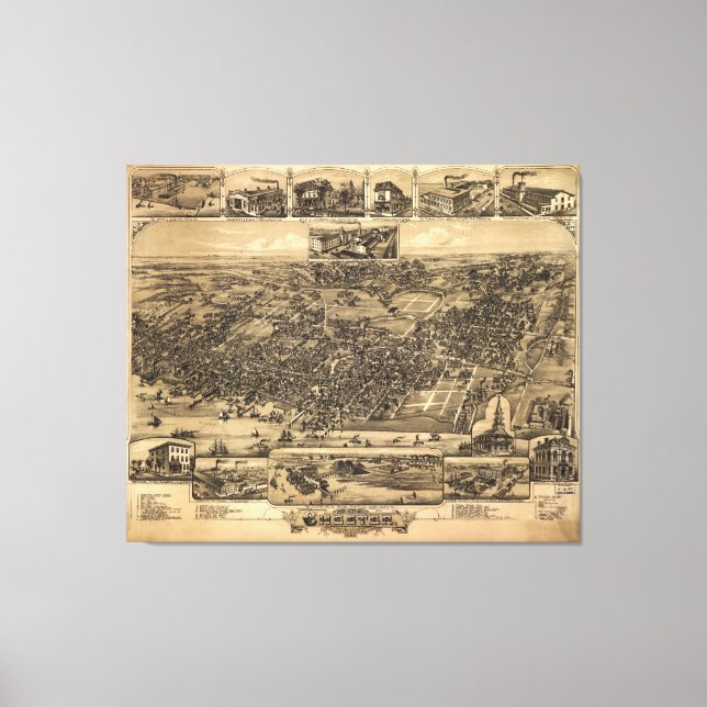 Lienzo Chester, Pennsylvania (1885) (Anverso)