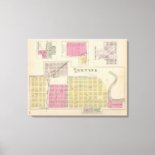 Lienzo Chetopa, Dennis, Piqua, ciudad de Labette, Kansas