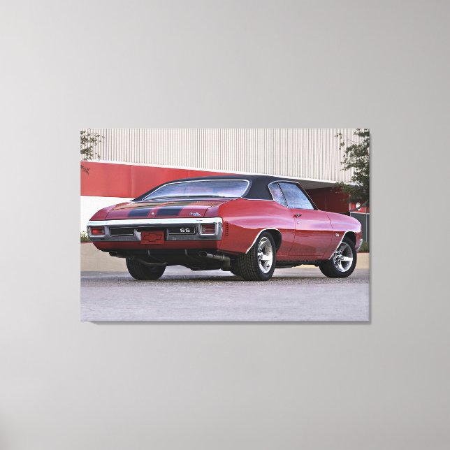 Lienzo Chevelle SS de Chevrolet 1970 (Anverso)