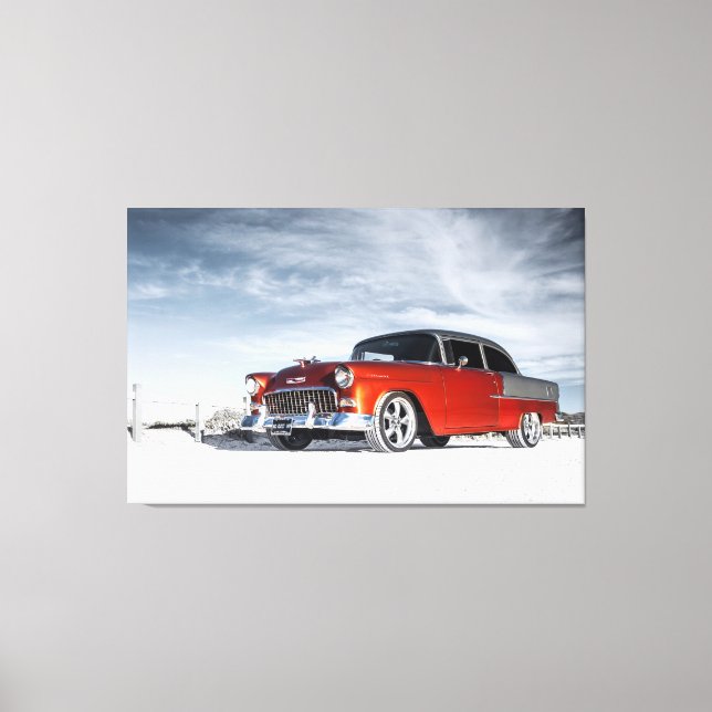 Lienzo Chevrolet Bel Air Personalizado 1955 (Anverso)