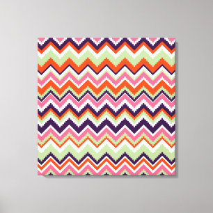 Lienzo Chevron azteca #7 en VictoriaShaylee