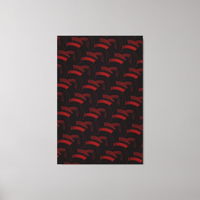 Lienzo Chevrras contemporáneas de diseño de moda (Anverso)