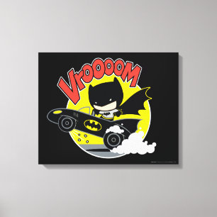 Lienzo Chibi Batman In The Batmobile