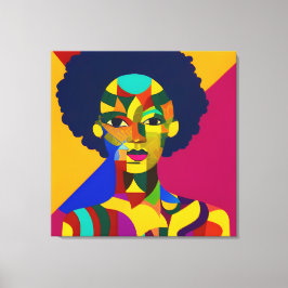 Lienzo Chic Black woman