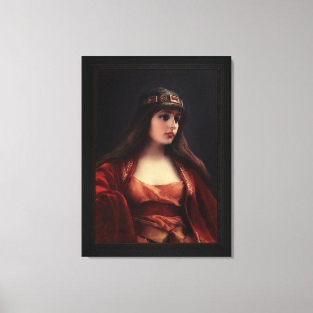 Lienzo Chica beduino de Luis Ricardo Falero (Anverso)