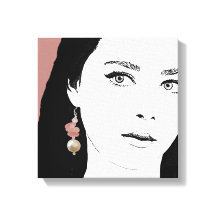 chica cara moda ilustracion lujoso