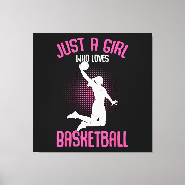 Lienzo Chica de Baloncesto Mujeres (Anverso)