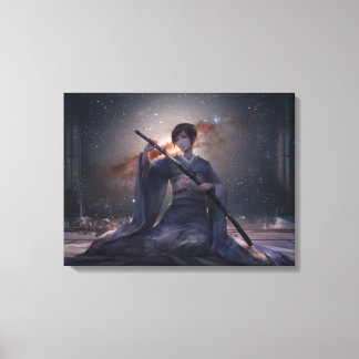 Lienzo Chica de Samurai