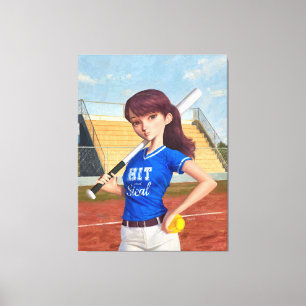 Lienzo Chica de Softball