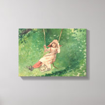 Chica en un Swing (Infancia Rural) (Hogar Winslow)