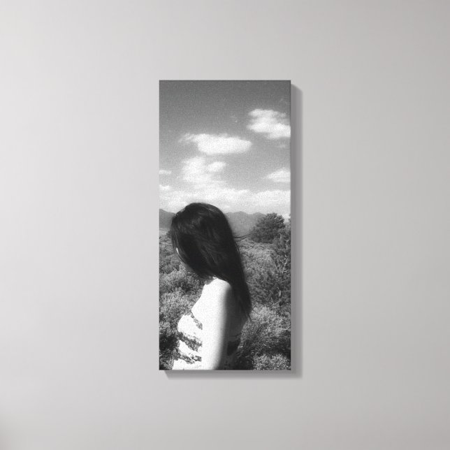 Lienzo Chica indio americano (Anverso)