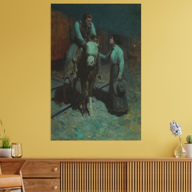 Lienzo Chica y vaquero (Insitu (Sala de estar))