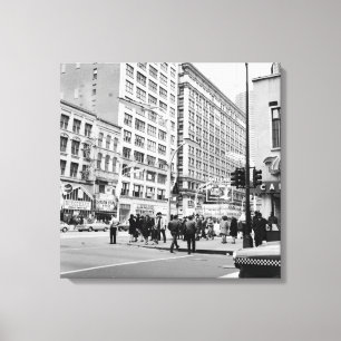 Lienzo Chicago 1967 State and Lake Theater Casino Royale