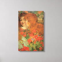 Chicas con lapachos rojos (de George Henry)