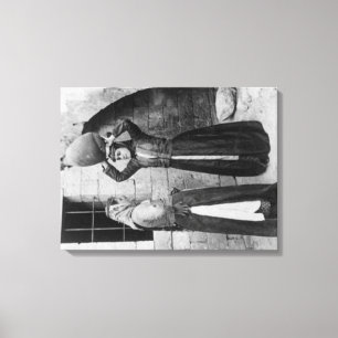 Lienzo Chicas cristianos con el jarro de agua en Nazaret