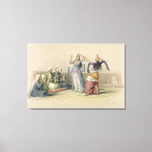 Lienzo Chicas de baile en El Cairo, de 'Egipto y de Nubia