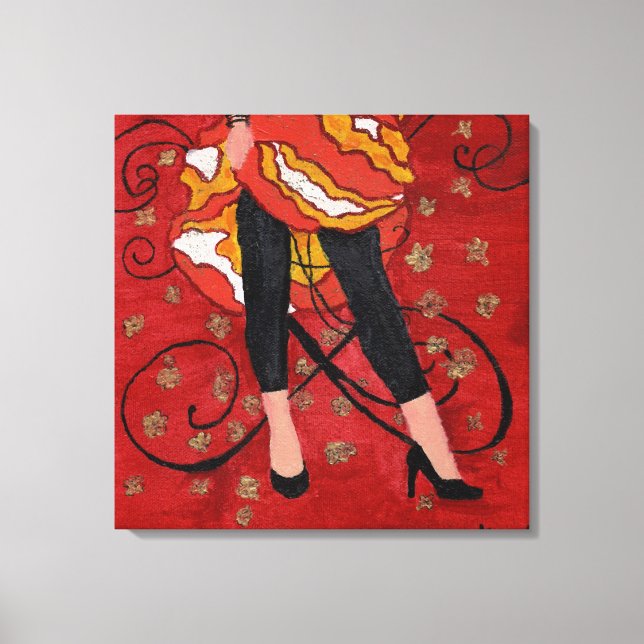 Lienzo Chicas de KRW solo quieren divertirse (Anverso)