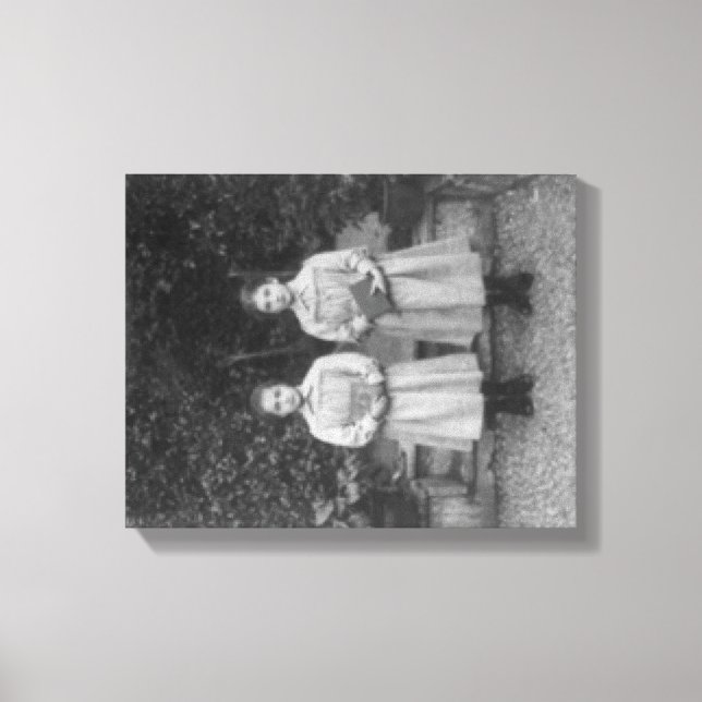 Lienzo Chicas en escuela privada en Estambul Turquía (Anverso)