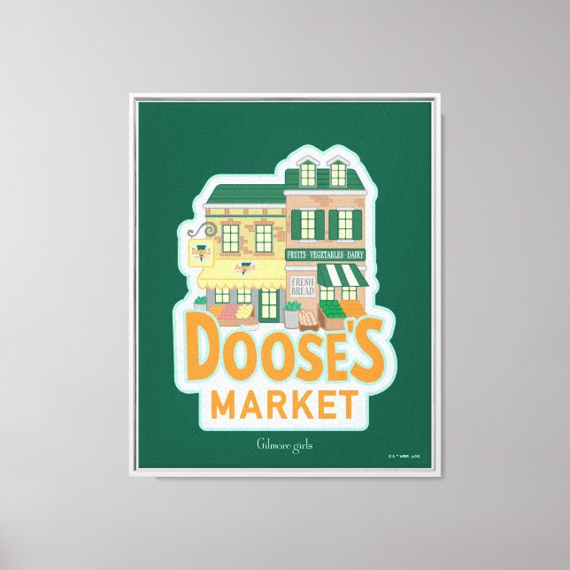 Lienzo Chicas Gilmore | Mercado de Doose (Anverso)