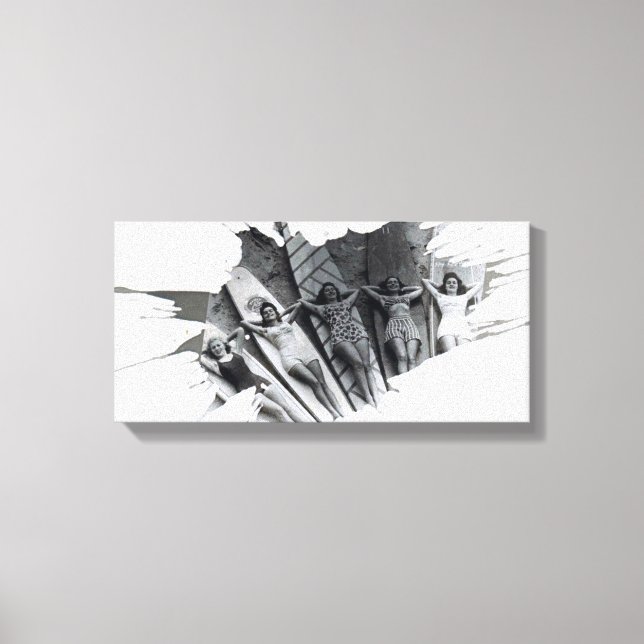 Lienzo Chicas surfistas | Canvas (Anverso)
